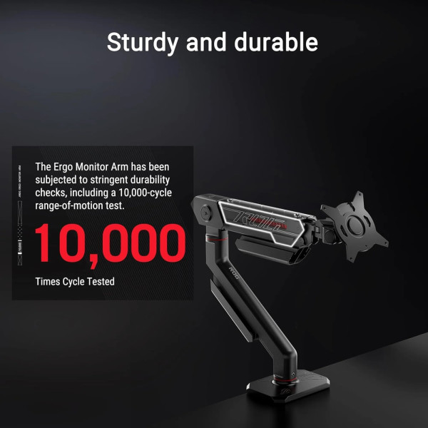Фото - Крепление настольное Asus ROG Ergo Monitor Arm AAS01 (90LA00Q0-B01170)