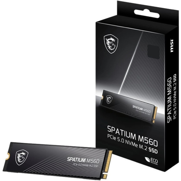 Фото - SSD-накопитель внутренний MSI SSD Spatium M560 1TB M.2 2280 NVMe PCIe 5.0 (S78-440L0F0-P83)