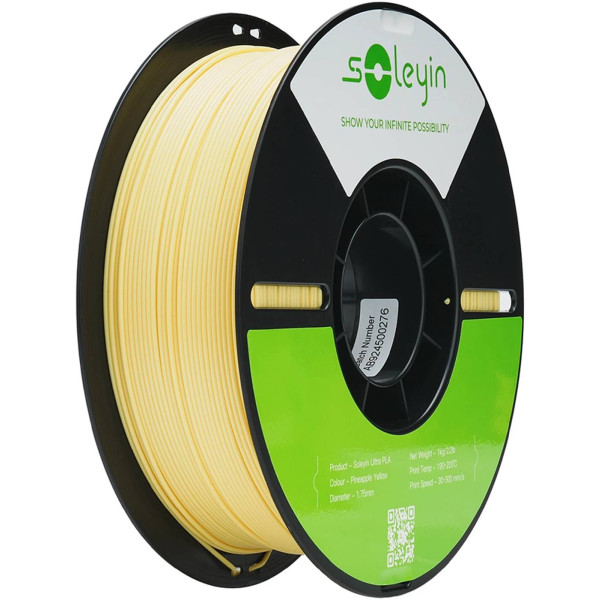 Фото - Нитка для PLA-картриджа Creality ULTRA Filament Soleyi 1.75мм ананасово-желтый (3301010605) Фото - Нитка для PLA-картриджа Creality ULTRA Filament Soleyi 1.75мм ананасово-желтый (3301010605)