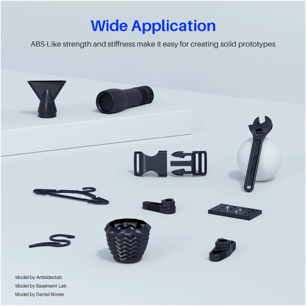 Фото - Резиновый фотополимер Elegoo Tough Resin 2кг серая (50.103.0275)