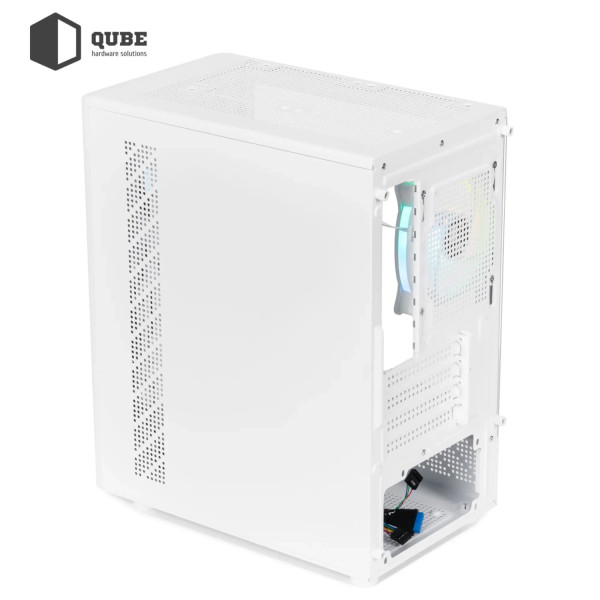 Фото - Корпус QUBE GEON ARGB White (GEON_GWNU3)