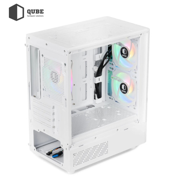 Фото - Корпус QUBE GEON ARGB White (GEON_GWNU3)