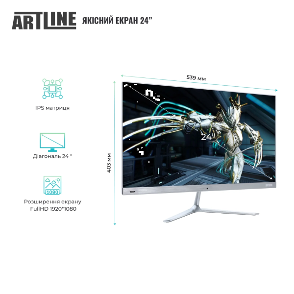 Фото - Компьютер-моноблок Artline Business M61 Windows 11 Pro (M61v41Win)