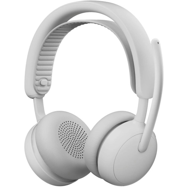 Фото - Гарнитура беспроводная Logitech Zone Wireless 2 ES for Business Off-White TEAMS version with receiver (981-001520)
