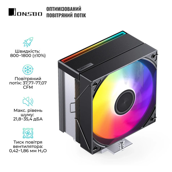 Фото - Процессорный кулер Jonsbo CB40 Black