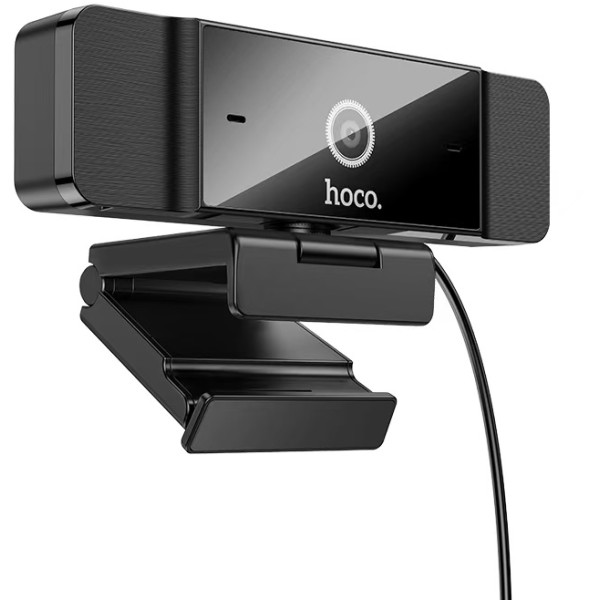 Фото - Веб-камера для компьютера HOCO D100 Computer camera Black (6942007648172)