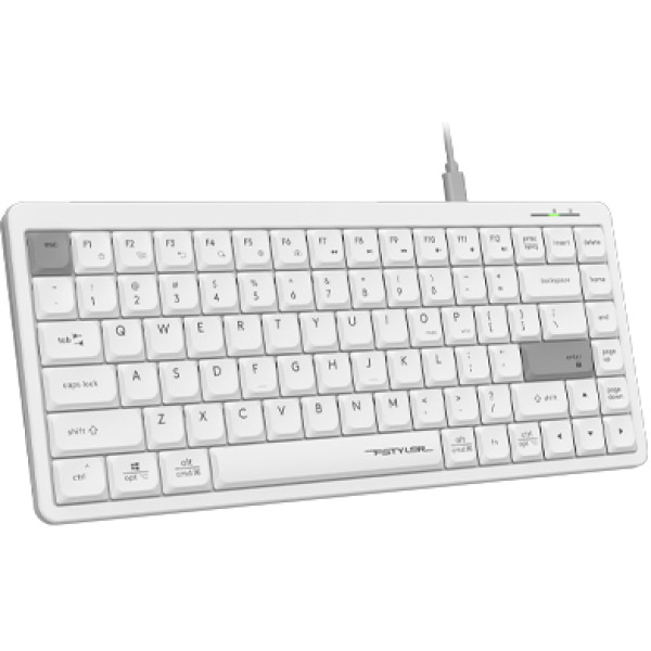 Фото - Клавиатура проводная A4tech FX53 (White)