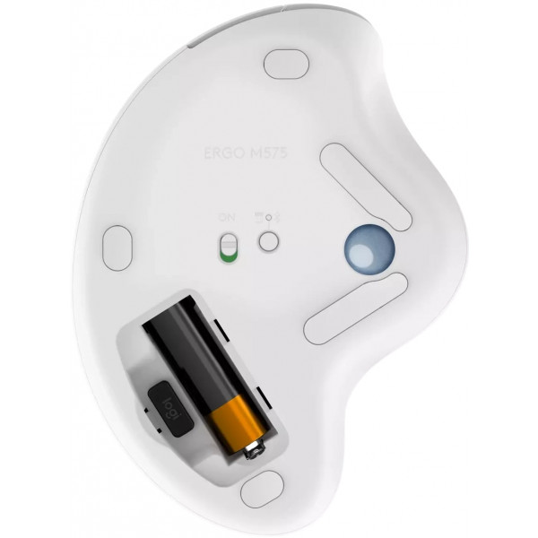 Фото - Мышь беспроводная Logitech Trackball Ergo M575 For Business Off White (910-006438)