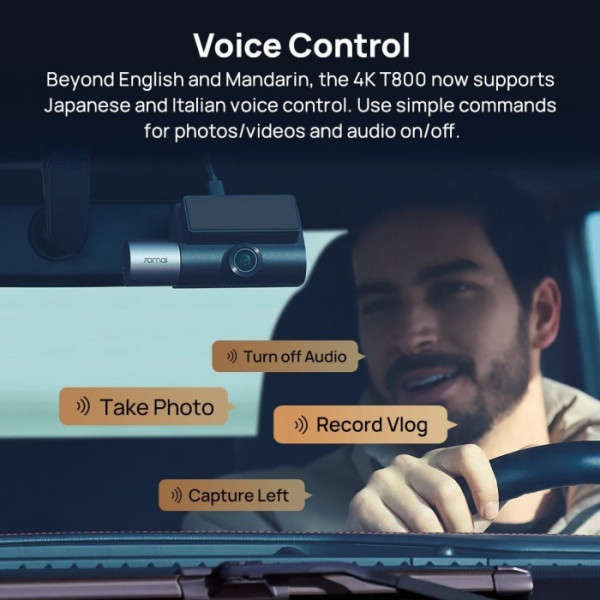 Фото - Видеорегистратор 70mai Dash Cam 4K T800-2 2562Gb Premium Set
