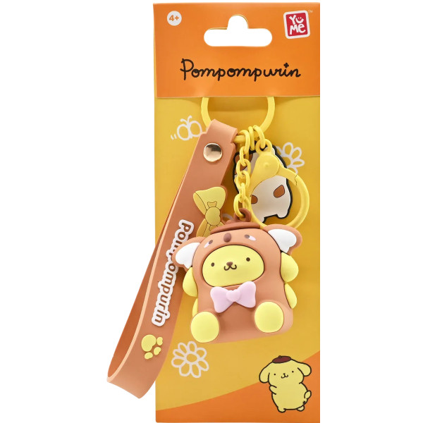 Фото - Брелок Hello Kitty Помпомпурин с животным (11545)