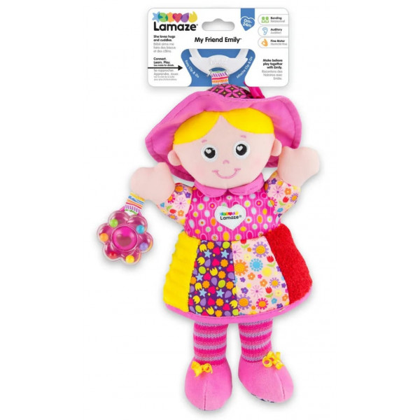 Фото - Подвеска Lamaze Кукла Эмили с погремкой (L27026)