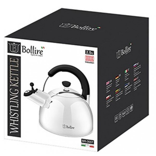 Фото - Чайник металлический Bollire BR-3007 2,5 л