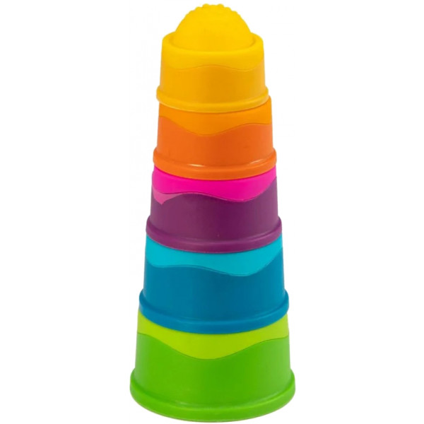 Фото - Пирамидка Fat Brain Toys dimpl stack Чашки (F293ML) Фото - Пирамидка Fat Brain Toys dimpl stack Чашки (F293ML)