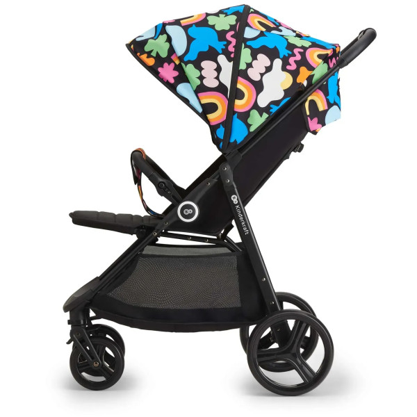 Фото - Коляска прогулочная Kinderkraft Grande Plus Happy Shapes (KSGRAN00HAP0000)