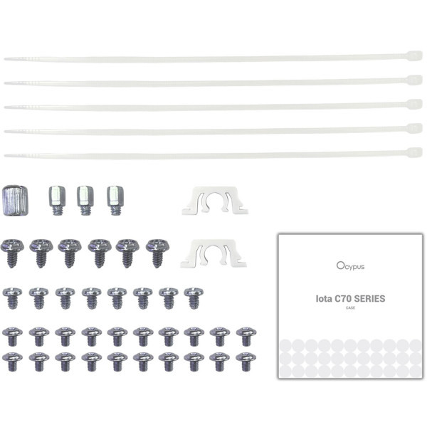 Фото - Корпус OCYPUS ATX W/O PSU IOTA C70 WH ARGB (IOTA-C70-WHD600XX-GL)