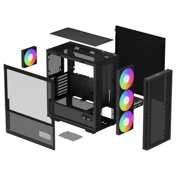 Фото - Корпус Deepcool CH560 Digital Black без БП (R-CH560-BKAPE4D-G-1)