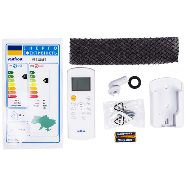Фото - Кондиционер сплит Vestfrost VFE18AF5 inverter (Wi-Fi опция)