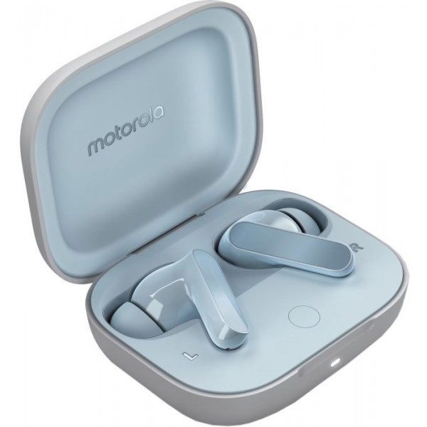 Фото - Наушники вкладыши беспроводные TWS Motorola Moto Buds Glacier Blue (PG38C05749)