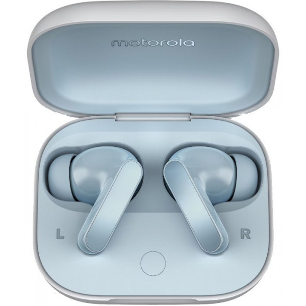 Фото - Наушники вкладыши беспроводные TWS Motorola Moto Buds Glacier Blue (PG38C05749)