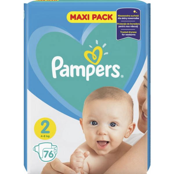 Фото - Одноразовые подгузники Pampers Active Baby Размер 2 (4-8 кг), 76 шт.