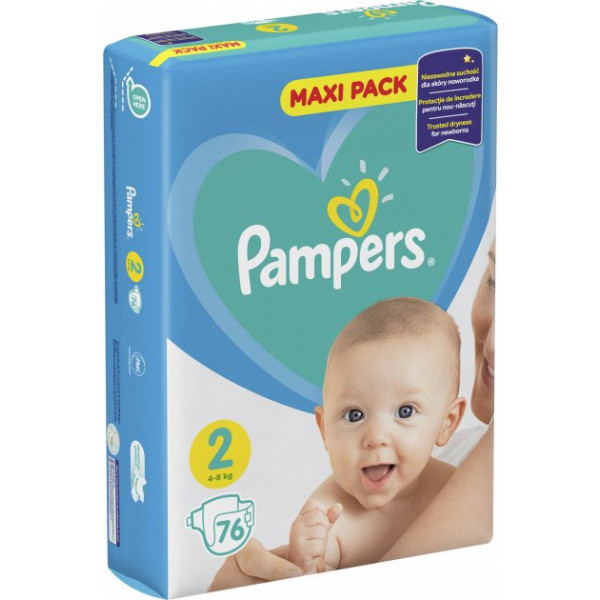 Фото - Одноразовые подгузники Pampers Active Baby Размер 2 (4-8 кг), 76 шт.