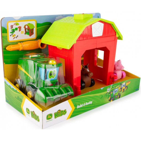 Фото - Пластиковый конструктор John Deere Kids Собери трактор с отрядом (47210)