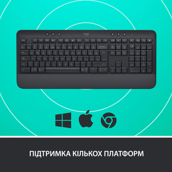 Фото - Клавиатура беспроводная Logitech SignatureK650 Graphite (920-010945)
