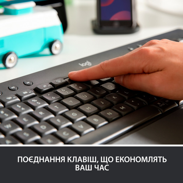Фото - Клавиатура беспроводная Logitech SignatureK650 Graphite (920-010945)