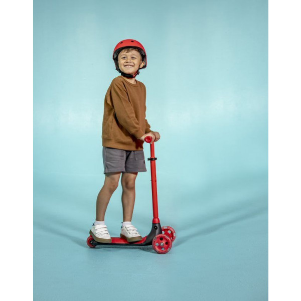 Фото - Трёхколёсный самокат YVolution YGlider Kiwi Красный (Y101258)