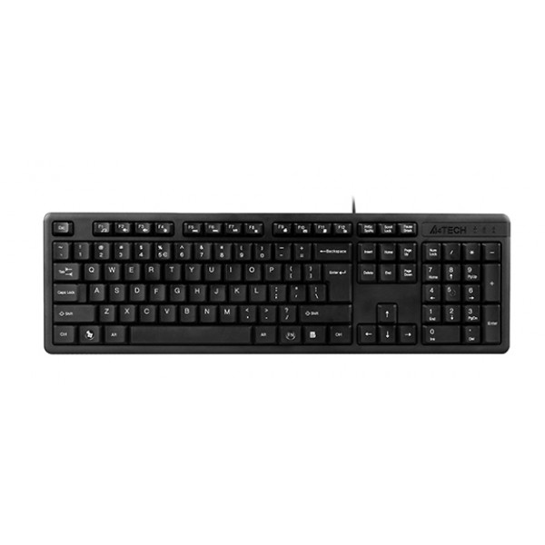 Фото - Уценка - Клавиатура проводная A4tech KK-3 USB (Black)