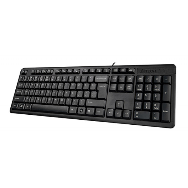 Фото - Уценка - Клавиатура проводная A4tech KK-3 USB (Black)
