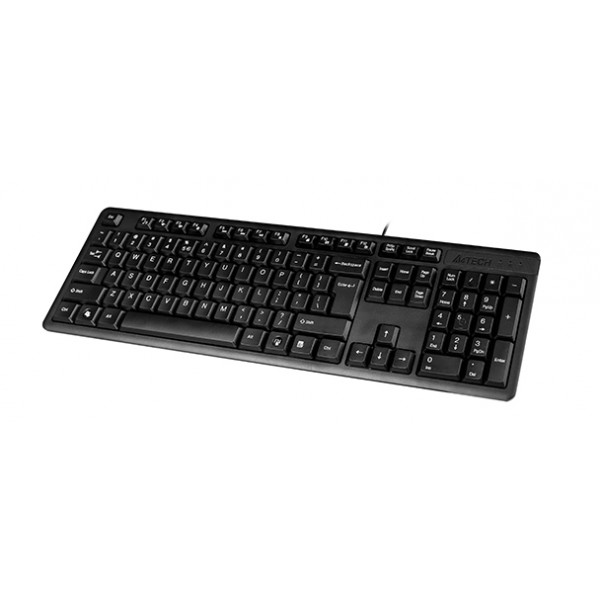Фото - Уценка - Клавиатура проводная A4tech KK-3 USB (Black)