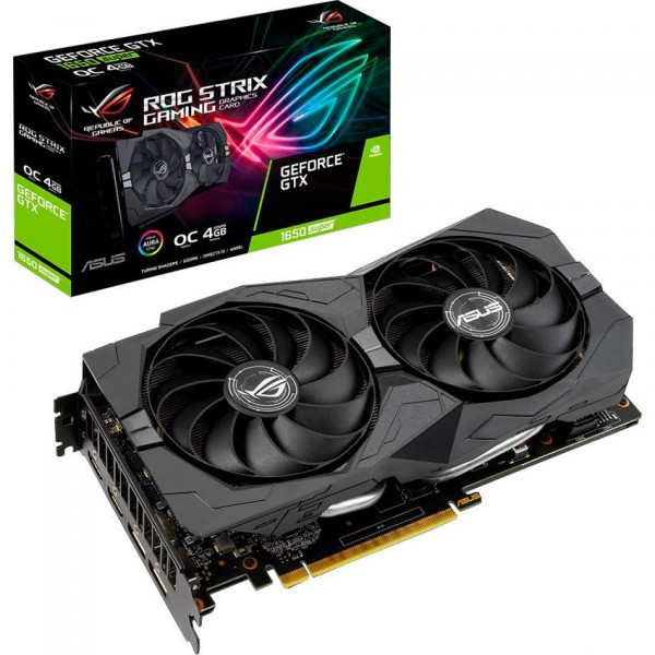 Фото - Видеокарта Asus GeForce GTX 1650 ROG Strix Gaming OC Edition 4GB GDDR6 128bit (ROG-STRIX-GTX1650-O4GD6-GAMING)
