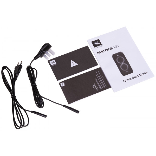 Фото - Акустическая система JBL PartyBox 100 Black (JBLPARTYBOX100EU)