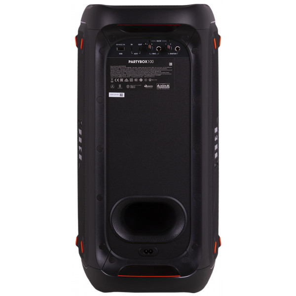 Фото - Акустическая система JBL PartyBox 100 Black (JBLPARTYBOX100EU)