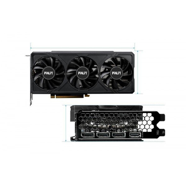 Фото - Видеокарта Palit GF RTX 4060 Ti 16GB GDDR6 JetStream (NE6406T019T1-1061J)