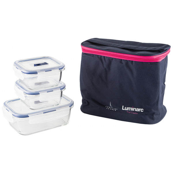 Фото - Набор емкостей для хранения  Luminarc Pure Box Active + Bag (P8002)