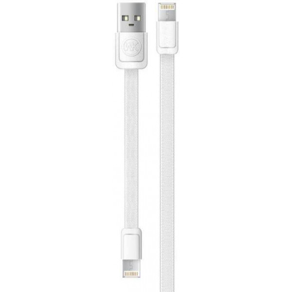 Фото - Кабель синхронизации данных WK WDC-009 M&S USB - Lightning + micro USB (M/M) 1m White (2000700000063)