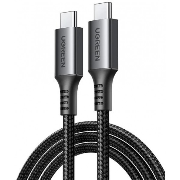 Фото - Кабель синхронизации данных UGREEN US567 USB-C to USB-C PD Fast Charging Cable 1m Black/Gray (15373) Фото - Кабель синхронизации данных UGREEN US567 USB-C to USB-C PD Fast Charging Cable 1m Black/Gray (15373)
