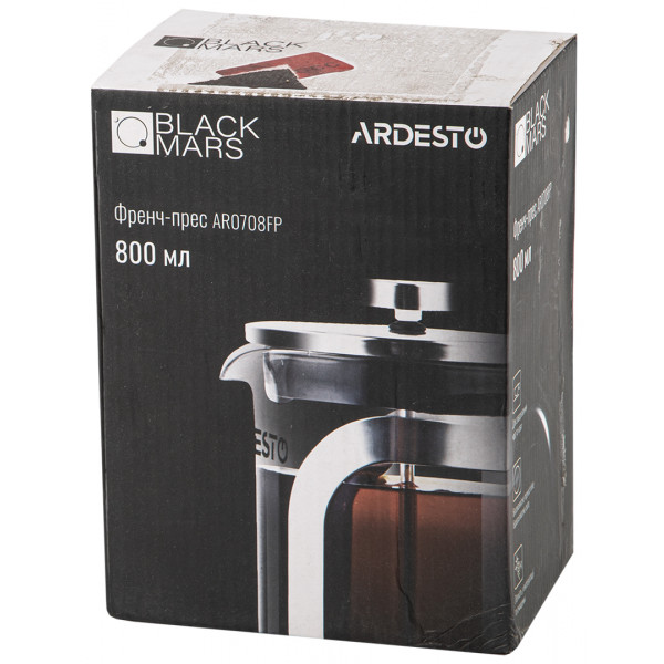 Фото - Френч-пресс Ardesto Black Mars 800 мл (AR0708FP)