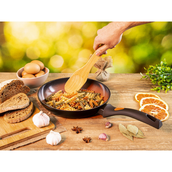 Фото - Сковорода универсальная Ardesto Terra Nature 24 см Orange/Brown (AR2724FA)