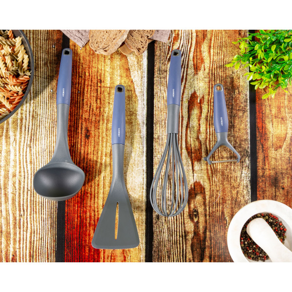 Фото - Лопатка кухонная Ardesto Gemini Gray/Blue (AR2103PB)