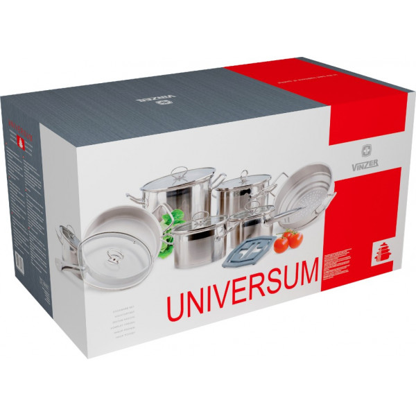 Фото - Набор посуды Vinzer Universum 14 пр. (50032)