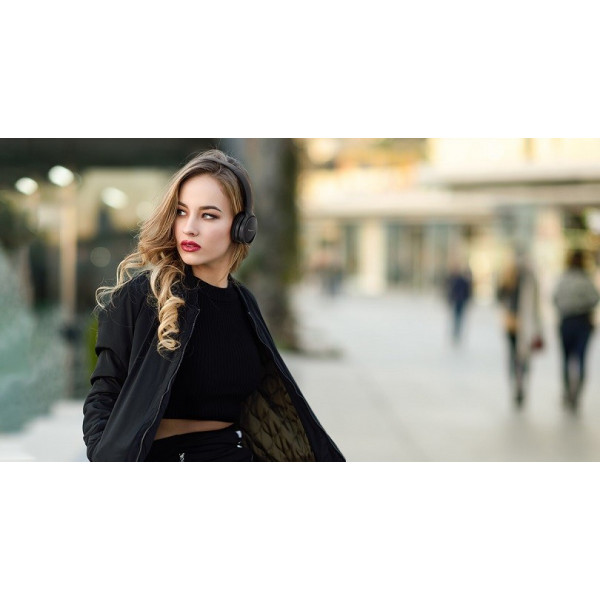 Фото - Наушники накладные беспроводные Panasonic RP-HF410BGC-K