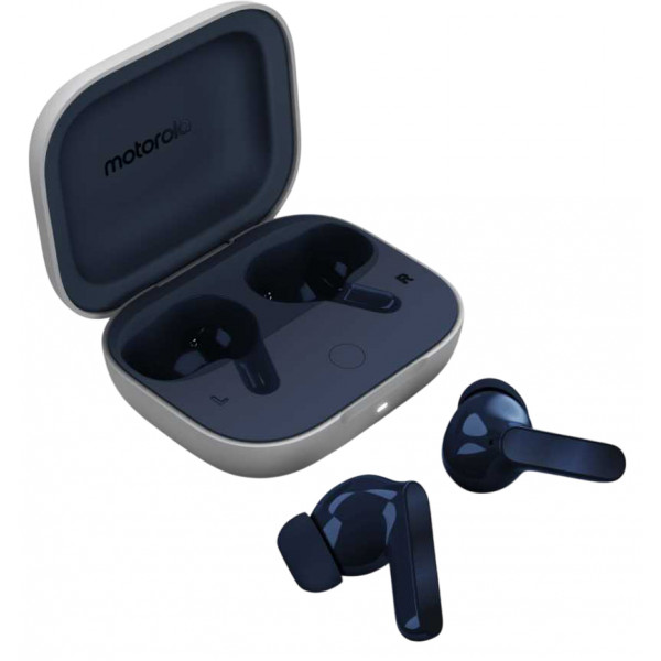 Фото - Наушники вкладыши беспроводные TWS Motorola Moto Buds Starlight Blue (PG38C05748)