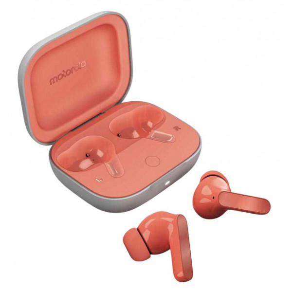 Фото - Наушники вкладыши беспроводные TWS Motorola Moto Buds Coral Peach (PG38C05750)
