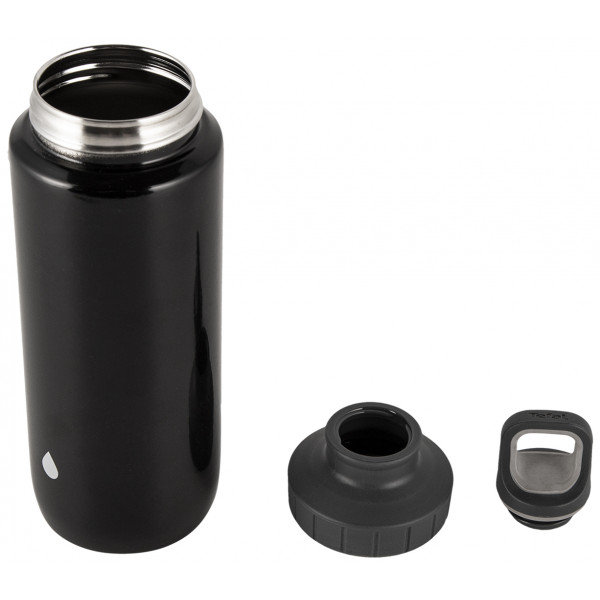 Фото - Бутылка для воды Tefal K3194212 Drink2go Light Steel 0,6 л Black