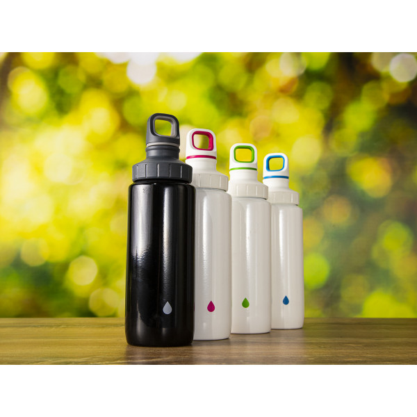 Фото - Бутылка для воды Tefal K3194312 Drink2Go Light Steel 0,6 л White/Blue