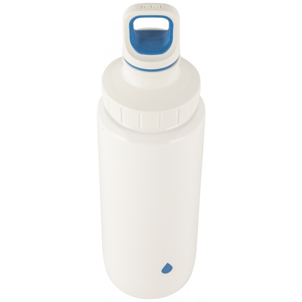Фото - Бутылка для воды Tefal K3194312 Drink2Go Light Steel 0,6 л White/Blue