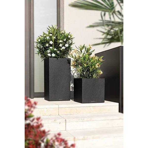 Фото - Вазон Lechuza Canto Slatestone  High 40 темно-серый 15956